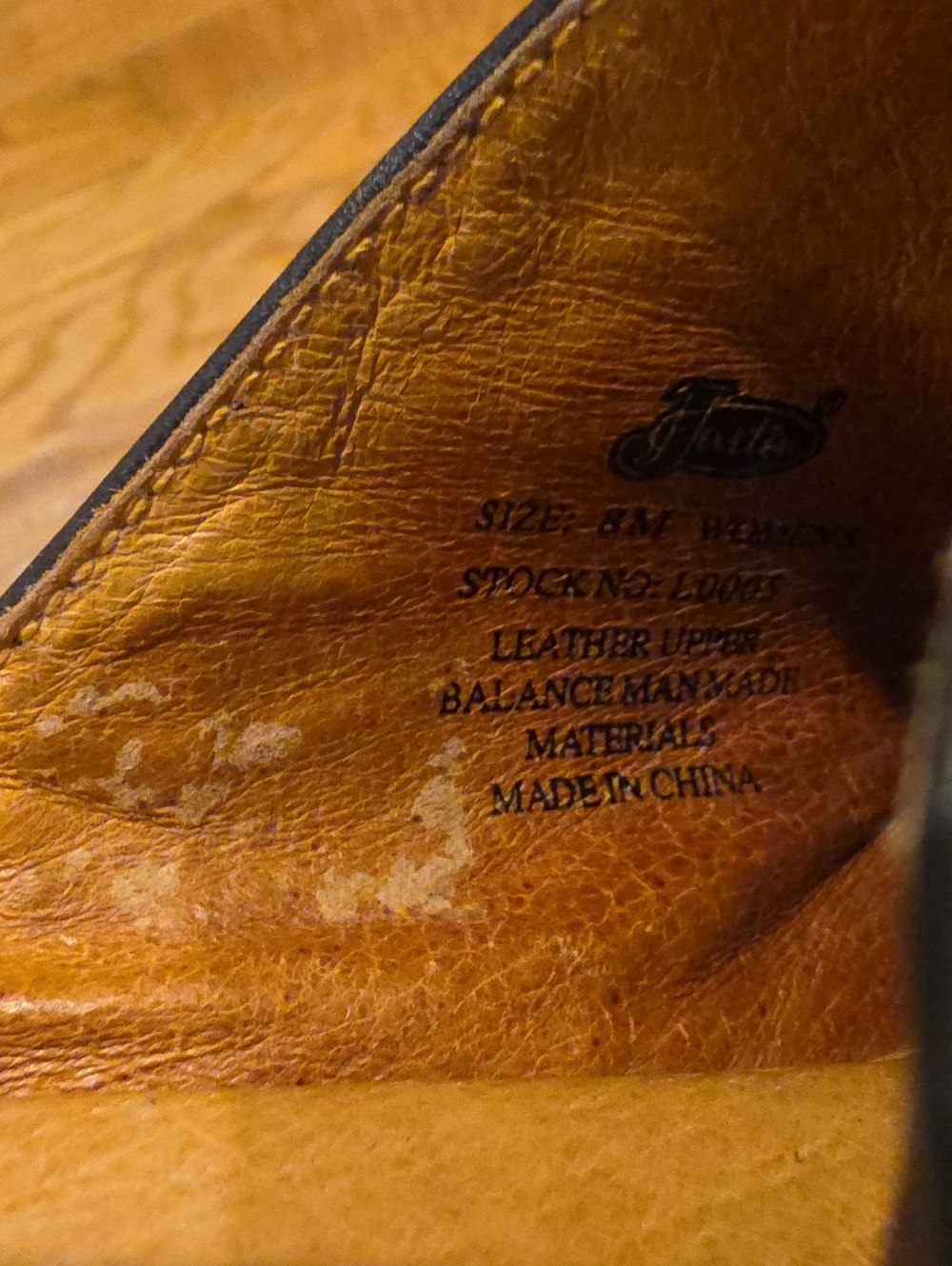 Vintage 90s Justin Leather Chunky Platform Clogs / Mule - Picture 7 of 8